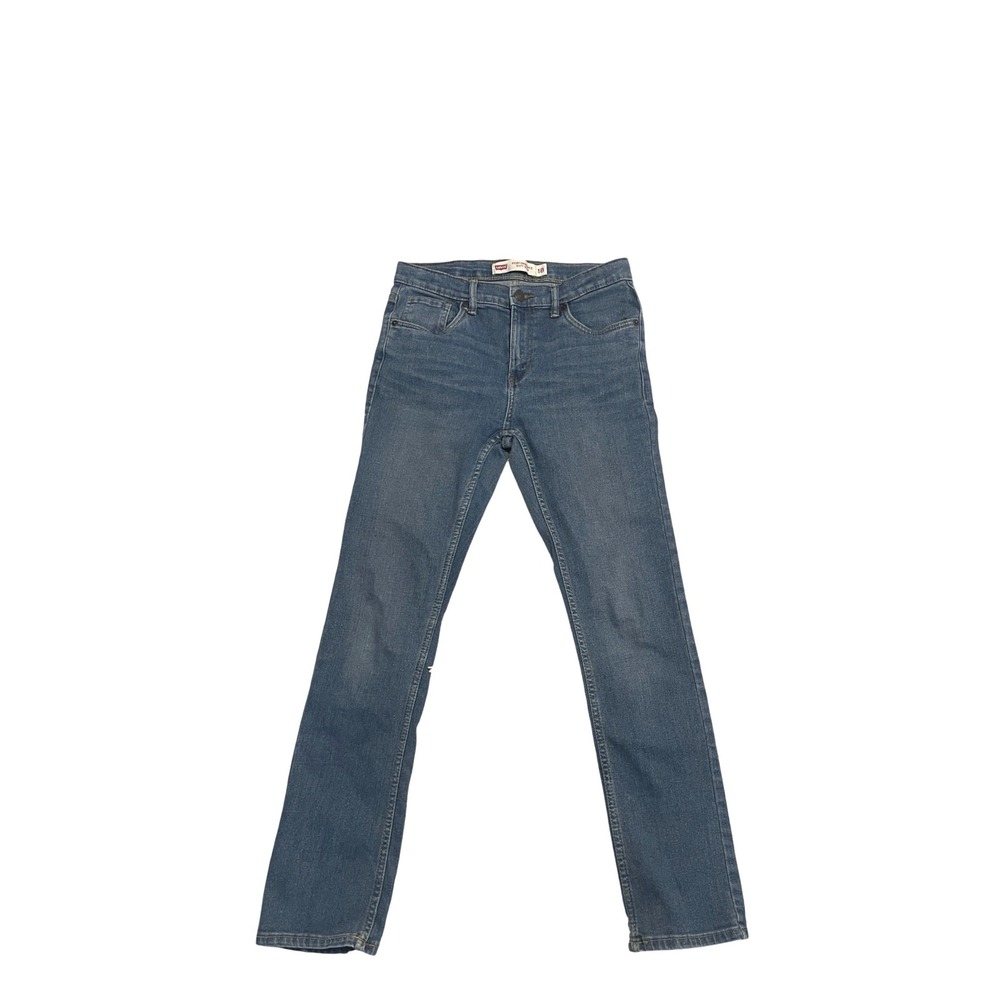 Levis 511 Slim Performance Jeans Medium Wash Blue Size 18 Slim Fit Denim